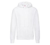 Fruit of the Loom Unisex Adults Classic Hooded Sweatshirt (White) - Size 4XL