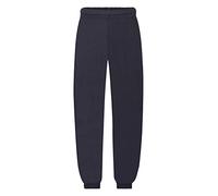 Fruit of the Loom Unisex Kids Elasticated Cuff Classic Jog Pants, Deep Navy, 5-6 Years (Manufacturer Size:26)