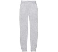Fruit of the Loom Unisex Kids Elasticated Cuff Classic Jog Pants, Grey (Heather Grey), 12-13 YEARS (Manufacturer Size: 152)