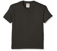 Fruit of the Loom Unisex Kids Original T. T-Shirt, Light Graphite, 10-11 Years (Manufacturer Size:32)
