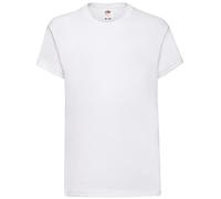 Fruit of the Loom Unisex Kid's Original T T-Shirt, White, 12-13 Years