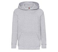 Fruit of the Loom Unisex Kids Pull-over Classic Hooded Sweat, Heather Grey, 12-13 Years (Manufacturer Size:34)