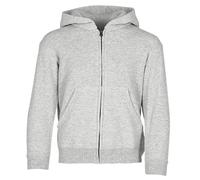 Fruit of the Loom Unisex Kids Zip front Classic Hooded Sweat, Heather Grey, 14-15 Years (Manufacturer Size:36)