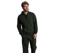Fruit of the Loom Unisex's Eversoft Fleece Hoodies, Full Zip, Moisture Wicking & Breathable, Sizes S-4x Hooded Sweatshirt, Duffle Bag Green Pullover, XXL