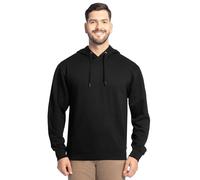 Fruit of the Loom Unisex's Eversoft Fleece Hoodies, Full Zip, Moisture Wicking & Breathable, Sizes S-4x Shirt, Black Pullover, Medium
