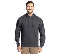 Fruit of the Loom Unisex's Eversoft Fleece Hoodies, Full Zip, Moisture Wicking & Breathable, Sizes S-4x Shirt, Black Heather Pullover, Large