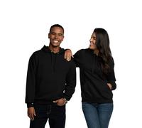 Fruit of the Loom Unisex's Eversoft Fleece Hoodies, Full Zip, Moisture Wicking & Breathable, Sizes S-4x Shirt, Black Pullover, Medium