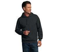 Fruit of the Loom Unisex's Eversoft Fleece Hoodies, Full Zip, Moisture Wicking & Breathable, Sizes S-4x Shirt, Black Heather Pullover, XL