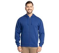 Fruit of the Loom Unisex's Eversoft Fleece Hoodies, Pullover, Moisture Wicking & Breathable, Sizes S-4x Hooded Sweatshirt, Mellow Blue Full Zip, S