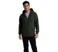Fruit of the Loom Unisex's Eversoft Fleece Hoodies, Pullover, Moisture Wicking & Breathable, Sizes S-4x Hooded Sweatshirt, Duffle Bag Green Full Zip, S