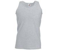 Mens Athletic Sleeveless Vest Tank Top - BC341 - Heather Grey / 5XL
