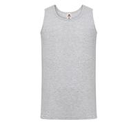 Fruit of the Loom Valueweight 61-098-0 Men’s Athletic Vest, Tank Top - Grey - Small