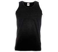 Fruit of the Loom Valueweight Athletic Vest - Black - L