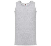 Fruit of the Loom Valueweight athletic vest Heather Grey M