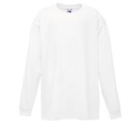 Fruit of the Loom Valueweight Children's Long-Sleeve T-Shirt Choice of Colours - - 10 Years