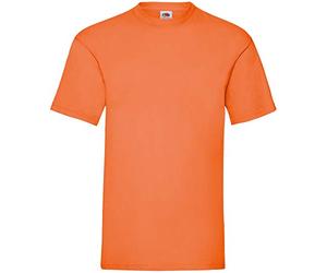 Fruit of the Loom Valueweight Crew Neck T-Shirt Short Sleeve Orange 2XL