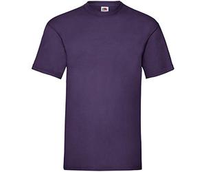 Fruit of the Loom Valueweight Crew Neck T-Shirt, Short Sleeve, Purple, 2XL