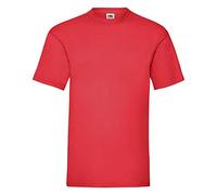 Fruit of the Loom Valueweight T-Shirt S M L XL XXL XXXL, red, 3XL