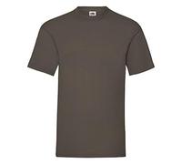 Fruit of the Loom Valueweight T-Shirt Various Colour Sets S M L XL XXL 3XL 4XL 5XL, brown, L