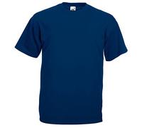 Fruit of the Loom Valueweight T-Shirt Various Colour Sets S M L XL XXL 3XL 4XL 5XL, navy, XXXXX-Large