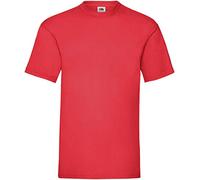 Fruit of the Loom - Valueweight T T-Shirt, red, S
