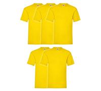 Fruit of the Loom - Valueweight T T-Shirt, yellow, L