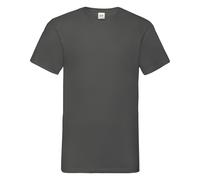 Fruit of the Loom Valueweight v-neck T 61-066-0 - V-neck with cotton/Lycra® rib