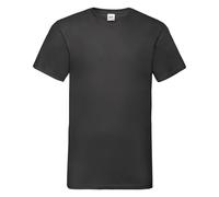 Fruit of the Loom Valueweight v-neck T 61-066-0 - V-neck with cotton/Lycra® rib