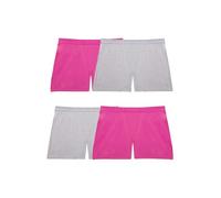 Fruit of the Loom Women's 360 Underwear, High Performance Stretch for Effortless Comfort, Available in Plus Size, Cotton Blend-Boxer Brief-4 Pack-Navy/Pink/Grey/White, 8