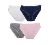 Fruit of the Loom Women's 4dcbbk1underwear Briefs, Hi-cut - Fashion Assorted, L UK