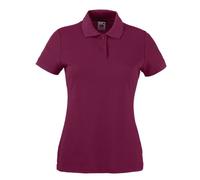 Fruit of the Loom Women's 63-212-0 Polo (Pack of 1), Red - burgundy, M