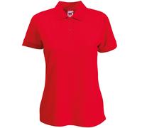 Fruit of the Loom Women's 65/35 polo 63-212-0 - Performs at 60°C wash