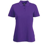 Fruit of the Loom Women's 65/35 polo 63-212-0 - Performs at 60°C wash