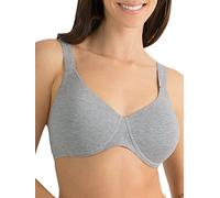 Fruit of the Loom Women's Anti-Gravity Wire-Free Bra, Opaque, Heather Grey, 34D
