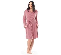 Fruit of the Loom Women's Breathable Robe, Antique Blush Heather, Large