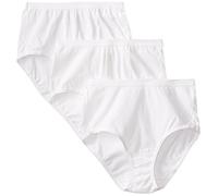 Fruit of the Loom Women's Comfort Covered Cotton Brief Panties-White