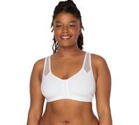 Fruit of the Loom Women's Comfort Front Close Sport Bra with Mesh Straps Sports
