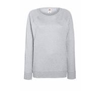 Fruit of the Loom Womens Fit Lightweight Raglan Sweatshirt Heather XXL