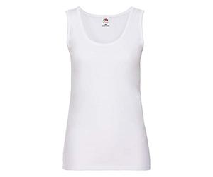Fruit of the Loom Women's Fit Value Sleeveless Vest White XS