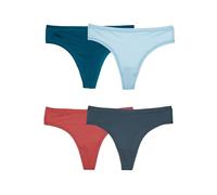 Fruit of the Loom Women's Getaway Collection, Cooling Mesh Underwear, Lightweight & Breathable, Thong - Colors May Vary, 8