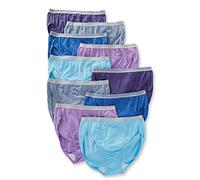 Fruit of the Loom Women's Heather Hi Cut Underwear, Assorted, 10