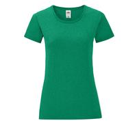 Fruit of the Loom Women's Iconic 150 T-Shirt in Bright Green | Size: Small Fruit Of The Loom Bright Green S