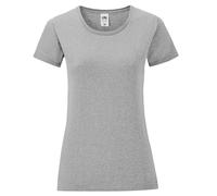 Fruit of the Loom Women's Iconic Heather T-Shirt in Grey | Size: XL Fruit Of The Loom Grey XL