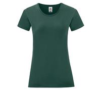 Fruit of the Loom Womens/Ladies Iconic T-Shirt (Forest) - Multicolour - Size 2XL