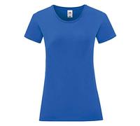 Fruit of the Loom Womens/Ladies Iconic T-Shirt (XXL) (Royal Blue)