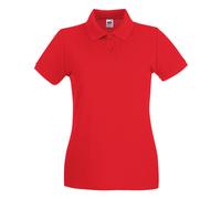 Fruit of the Loom Womens/Ladies Premium Cotton Pique Lady Fit Polo Shirt PC5713