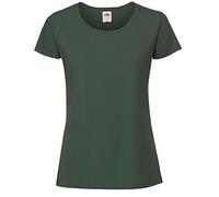 Fruit of the Loom Womens/Ladies Ringspun Premium T-Shirt (M) (Racing Green)
