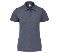 Lady-Fit 65/35 Short Sleeve Polo Shirt Fruit Of The Loom Dark Navy XS