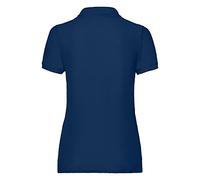 Fruit of the Loom Womens Lady-Fit 65/35 Short Sleeve Polo Shirt (L) (Navy)