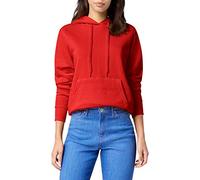 Fruit of the Loom Women's Lady-fit Hooded Sweat Hoodie, Opaque, red, S